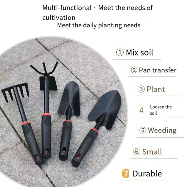 kf-S3615accf6c4442a0982b0943756ea7b0V Gardening Shovel, Small Shovel Set of Four, Vegetable Gardening Tools, Gardening Tools