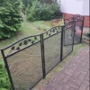 5pcs Garden Fence Panels Iron Lawn Edging Border Metal Trellis Animal Barrier