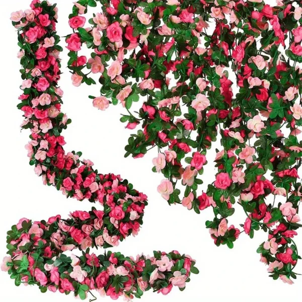 kf-S7ba32f15d94145f982e100454322a7c04 250CM Artificial Rose Flowers for Wedding Home Room Decoration Autumn Garden Outdoor Arch Christmas Rattan DIY Fake Plants Vine