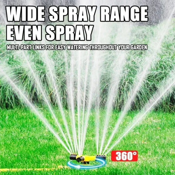 kf-Sbd01996ee4414066ae87e18c78b62820h NEW 360 Degree Automatic Rotating Garden Lawn Sprinkler Yard Garden Large Area Coverage Water Sprinkler Irrigation Water Sprayer