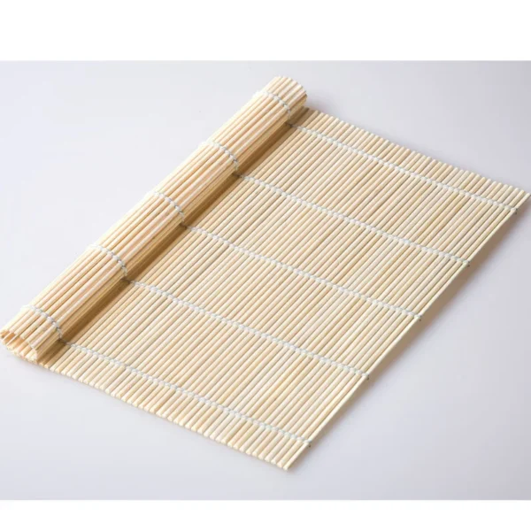 1Pcs Sushi Curtain Rolling Mat Sushi Spoon DIY Onigiri Rice Roller Kitchen Gadgets Cooking Accessories Bamboo Sushi Maker Tools