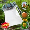 Garden Fruit Picker Head Orchard Apple Pears Orange High Tree Picking Tool Fruit Catcher Pouch Detachable Farm Fruits Collector